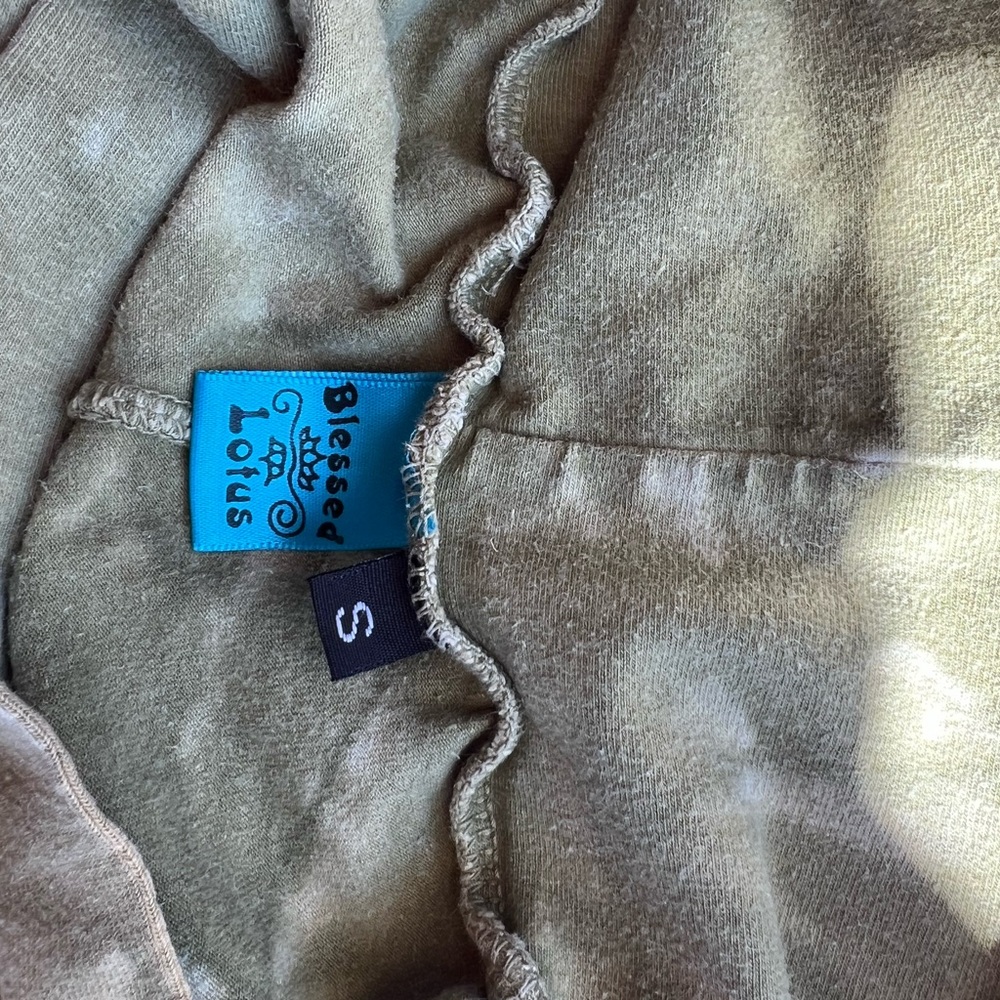 Blessed Lotus hemp/cotton Palazzo Pants, small - Picture 4 of 6